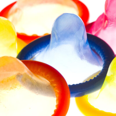Condoms of different color