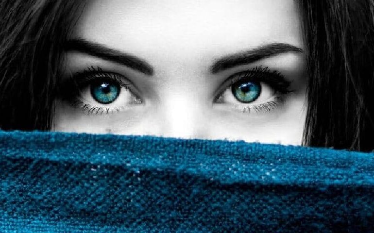 Womans eyes