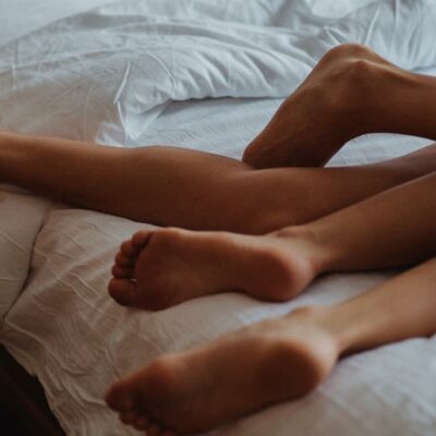 4 legs in bed