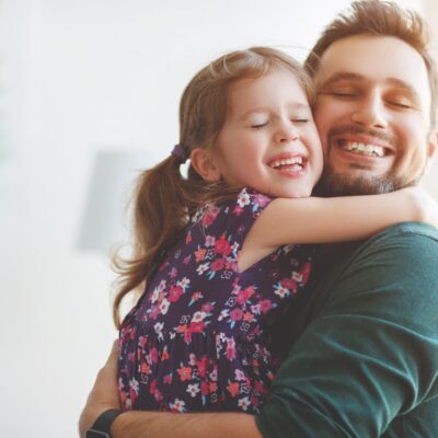 Father with daughter