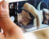 Erotic selfy: sexy phone pic of woman in underwear